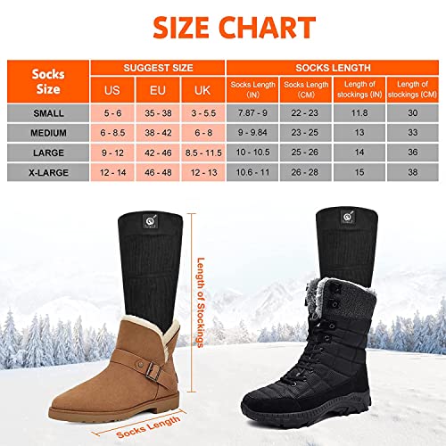 Upgraded Rechargeable Electric Heated Socks