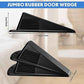 16 Pcs Heavy Duty Rubber Door Stops Wedge Stackable (16 Count)