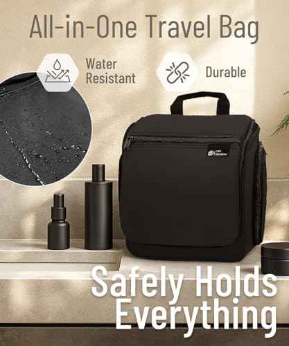 D&D Wanderlust Hanging Travel Toiletry Bag for Women & Men