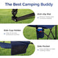 Heavy Duty 550LBS Padded Camping Chairs with Lumbar Support (2 Count)