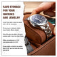 3 Slot Luxury Travel Faux Leather Watch Case. Watch Storage Organizer. Watch Display & Watch Holder. Perfect For Watch Collection. Ready to Gift for Men