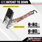 8 Pack Ratchet Tie Down Straps (8 Count)