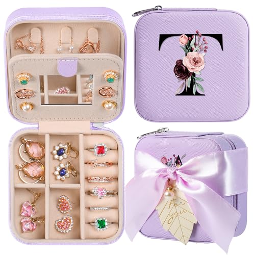 Initial Travel Jewelry Case Organizer