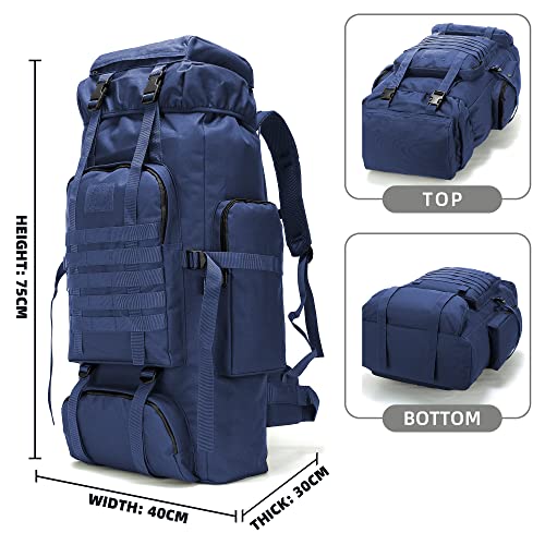 70L Camping Hiking Military Tactical Backpack Outdoor Water