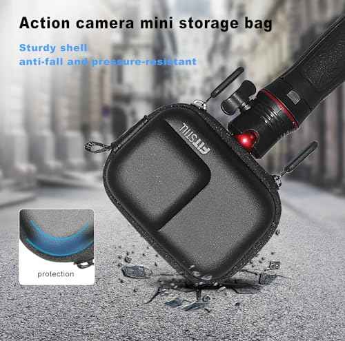 Black PU Mini Carrying Case for for INSTA 360 ace pro2