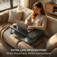 23.4" Foldable Lap Desk Bed Table with Reading Stand Portable Tray
