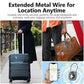 Compatible with Apple AirTag Secure Lock with Wire Cable