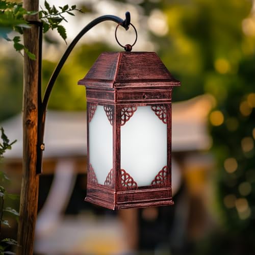 15.5" Solar Lanterns Outdoor Waterproof