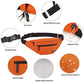 Crossbody Bag for Women Men Orange Shoulder Fanny Pack Hands