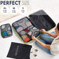 Grey Travel Packing Cubes 5 pcs Luggage Organizer Set for Bag & Suitcase