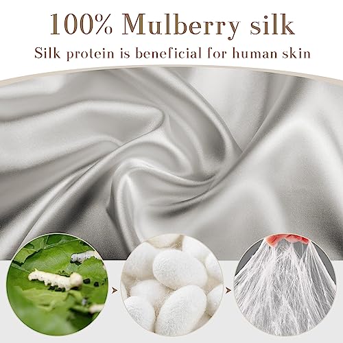 100% Mulberry Silk Sleep Mask Eye Mask for Women Man with Adjustable Band