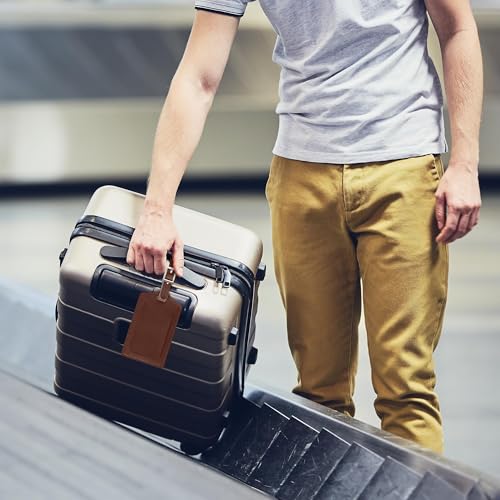 8 Pack Luggage Tags for Suitcases Airplane Travel Essentials (8 Count)