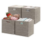 3X Thicker Fabric Storage Cubes 13 inch Collapsible Storage Bins for Organization