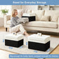 Large 17" 42 Quarts Collapsible Stackable Storage Bins with Lids [3 (3 Count)