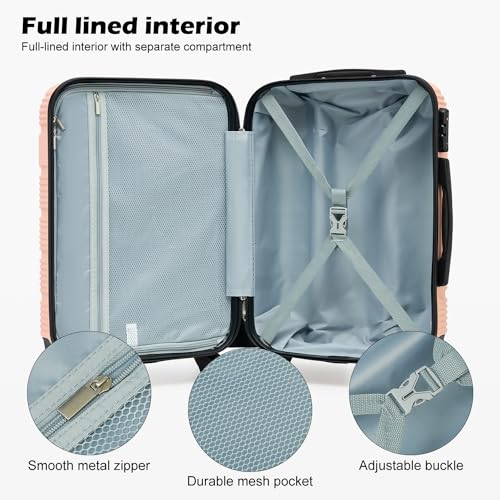 Luggage Sets with Spinner Wheels (6 Count)