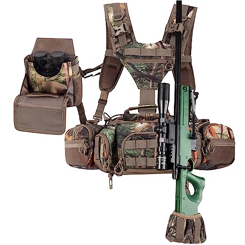 Hunting Backpack Hunting Fanny Pack with Binocular Harness for Bow Rifle