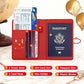 Premium Leather Passport Holder Covers Case