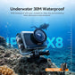 SVGo2 4K 30fps Action Camera Snorkeling Kit with Floating Hand Grip