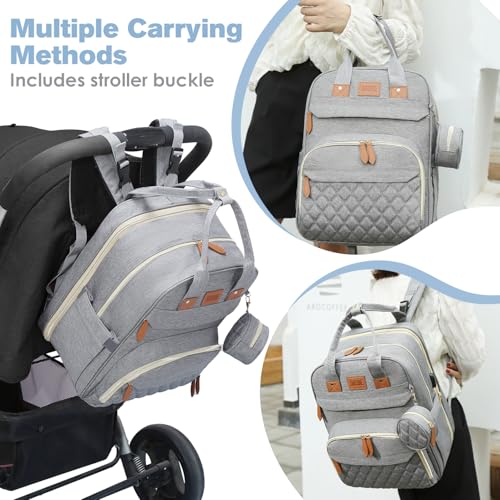 Large Diaper Bag Backpack with Changing Station