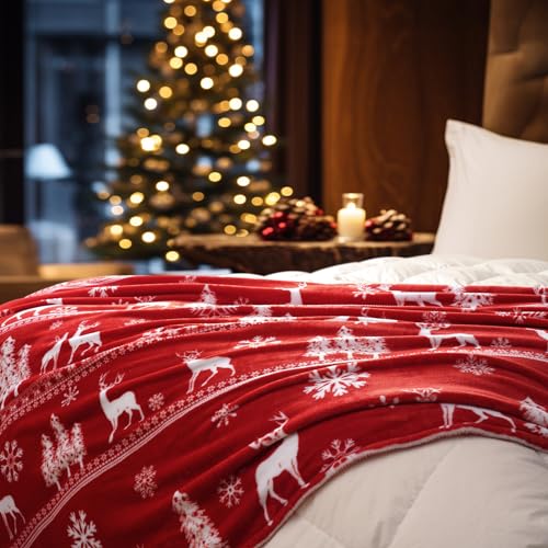 Printed Fleece Throw Blanket