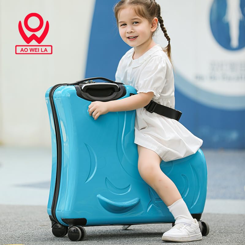 Kids Ride On Suitcase with Wheels