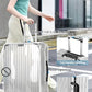 Upgraded Zippered Clear PVC Suitcase Cover 24 Inch