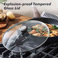 8inch Nonstick Frying Pan Paella Pan with Lid