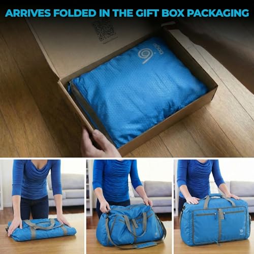 Travel Duffle Bag for Women & Men. Extra Large Foldable Duffel Bags