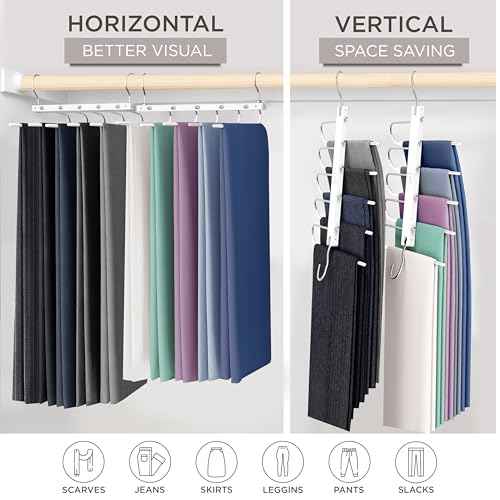 Pants Hangers Space Saving (4 Count)