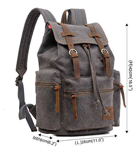 High Capacity Canvas Vintage Backpack