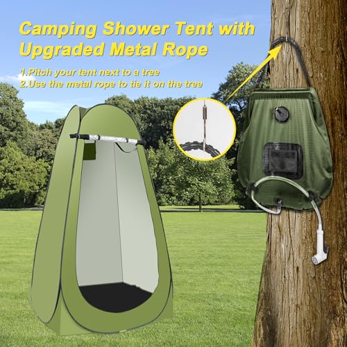 Portable Camping Bathroom Shower Tent Kit