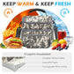Double Layer Cooler Insulated Lunch Bag Adult Lunch Box Large Tote Bag for Men (Digital Camo)