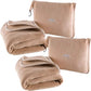 Premium Soft Travel Blanket Pillows 2 Pack Airplane Warm (2 Count)