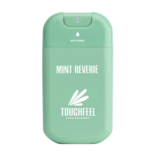 Power Mist Hand Sanitizer Spray, Scented Hydrating Hand Sanitizers Travel Size Refillable, Pocket Portable 1-Pack (Mint Reverie) 0.93Fl Oz 460-Sprays Each