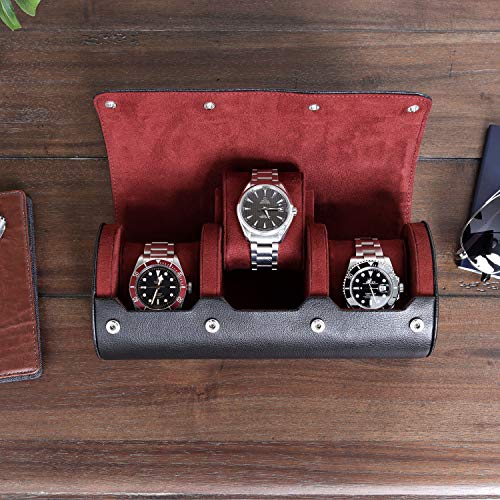 Watch Roll Travel Case for 3 Watches