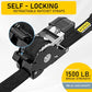 Self Locking Retractable Ratchet Straps (4 Count)