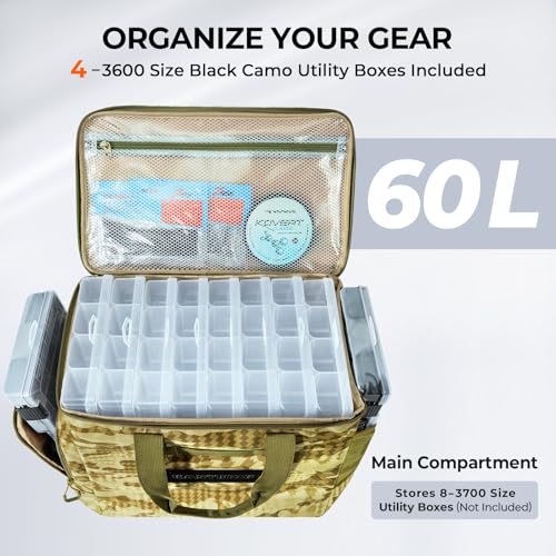 BaitSpace Tackle Bag with Removable Bait Binder