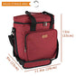 Insulated Wine Carrier 6 bottle Bag Tote Removable Padded Divider