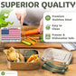 Stainless Steel Bento Box + Condiment Container