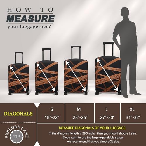 Travel Luggage Cover Suitcase Protector Fits 31
