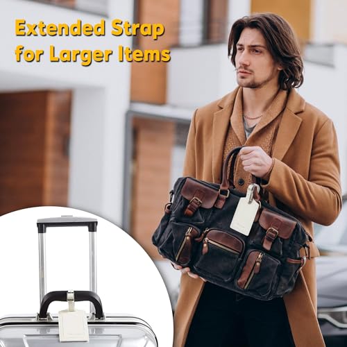 8 Pack Luggage Tags for Suitcases Airplane Travel Essentials (8 Count)