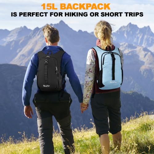 15L Small Hiking Backpack for Women Men