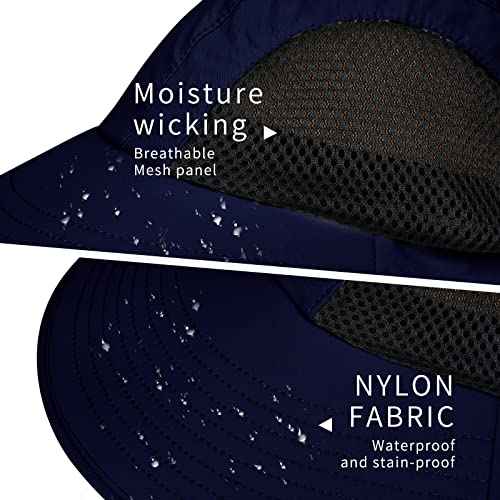 Sun Hat for Men Women with Neck Flap