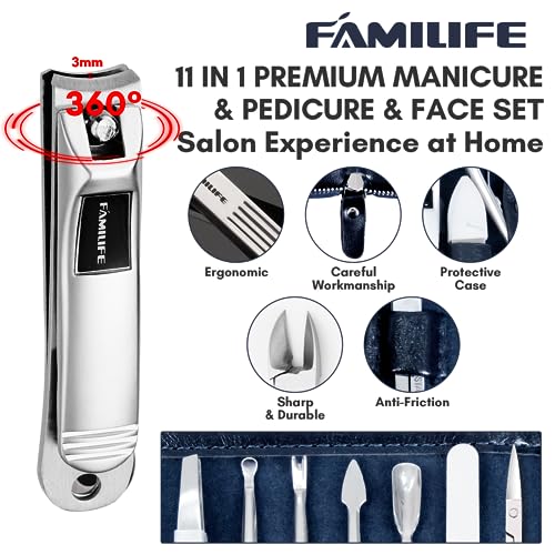 Stainless Steel Manicure Set 11 (11 Count)