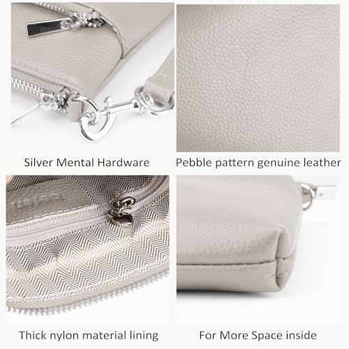 Genuine Leather Small Crossbody Bags for Women Travel Leather Purse