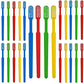 100 Pack Disposable Toothbrushes with Toothpaste (100 Count)