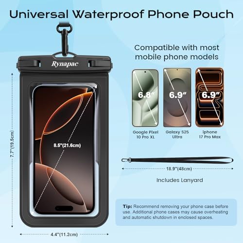 Waterproof Phone Pouch 2 Pack (2 Count)