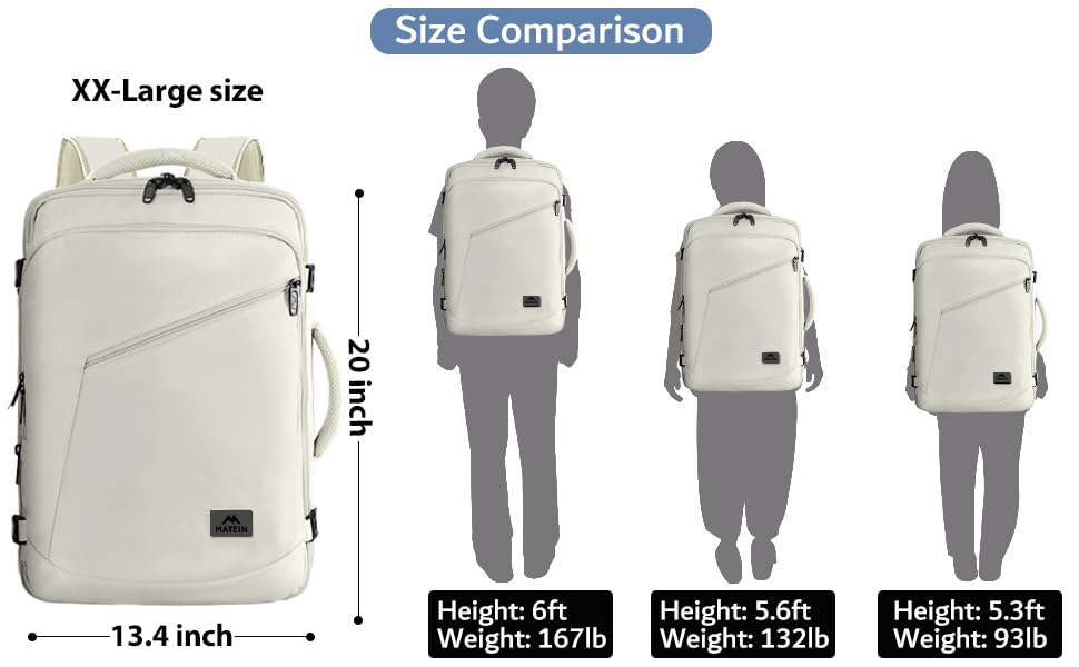Large Backpack for Travel Flight Approved