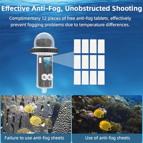 40M 131ft Waterproof Dive Housing Case Compatible for DJI Osmo Pocket 3