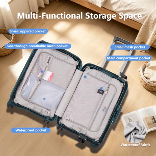 Zipperless Luggage Set 2 Pieces (2 Count)